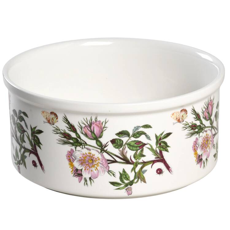 Botanic Garden 4 Qt Round Drum Shape Casserole No Lid