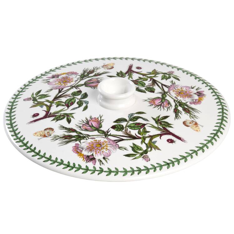 Botanic Garden Lid for 4 Qt Round Drum Shape Casserole