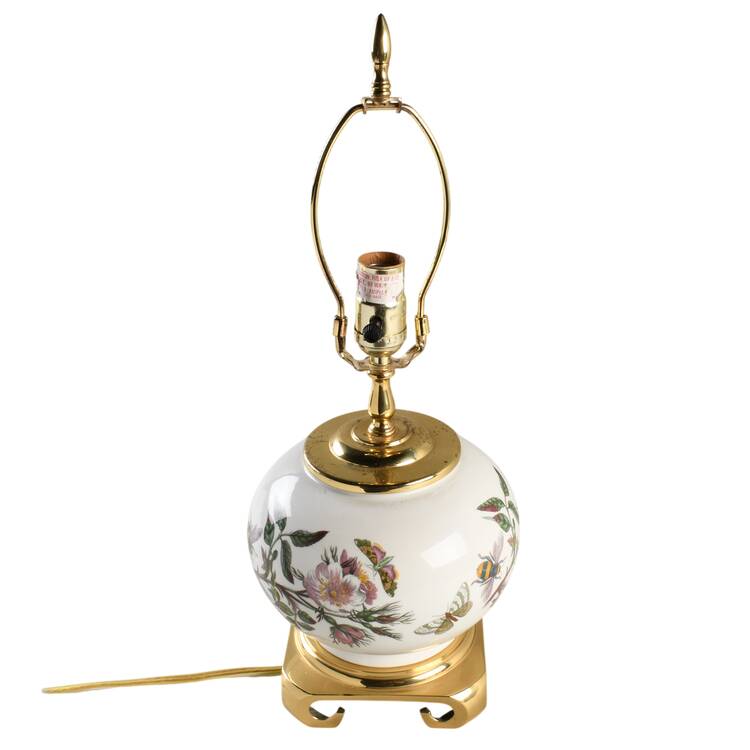 Botanic Garden Globe Vase Lamp No Shade