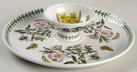Botanic Garden Chip/Dip Set (Uses Sorbet for Dip)