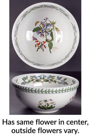 Botanic Garden 9" Salad Serving Bowl