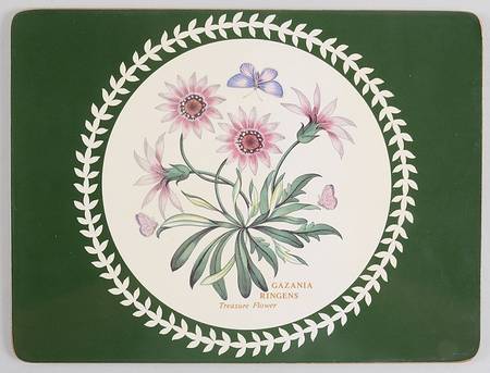 Botanic Garden 12" Rectangular Corkboard Placemat