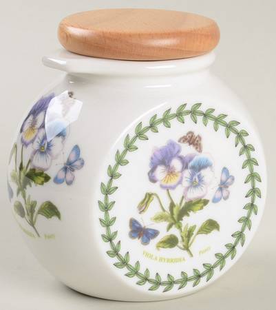 Botanic Garden 4" Grip Spice Jar with Wood Lid
