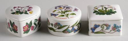 Botanic Garden (Set of 3) Treasure & Heart Boxes