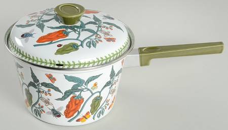 Botanic Garden Metal Steam & Boil Pot & Lid w/Basket