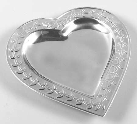Botanic Garden Metal Heart Tray