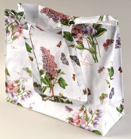 Botanic Garden Matt PVC Shoulder Gusset Bag