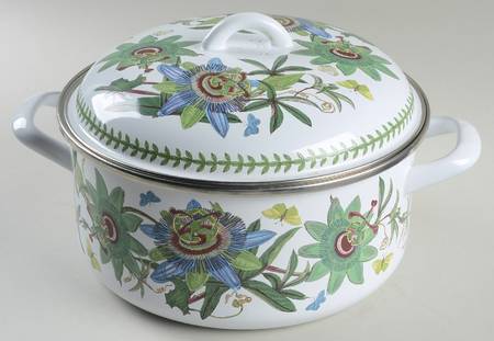 Botanic Garden 5 Qt Metal Covered Casserole