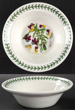Botanic Garden Rim Cereal/Oatmeal Bowl