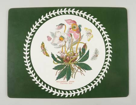 Botanic Garden 15" Rectangular Corkboard Placemat