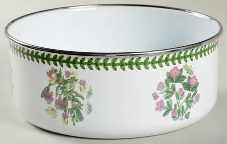 Botanic Garden 7 1/4" Metal Bowl