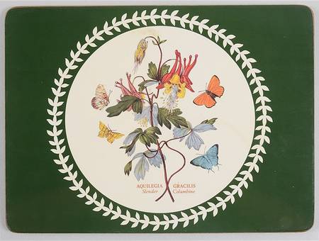 Botanic Garden 12" Rectangular Corkboard Placemat