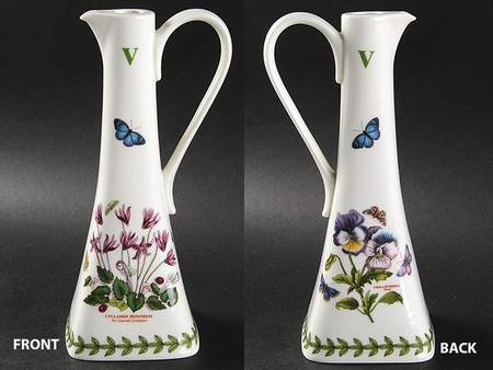 Botanic Garden Square Vinegar Cruet No Stopper