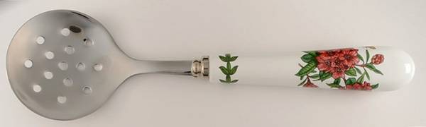 Botanic Garden Cranberry Server W/Stainless Bowl