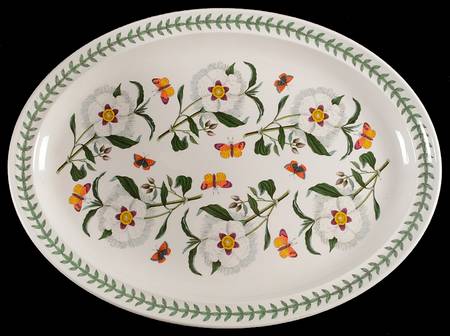 Botanic Garden 15" Oval Serving Platter