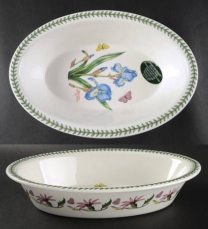 Botanic Garden 13" Oval Pie Baker