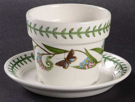 Botanic Garden 2" Herb Pot w/Underplate