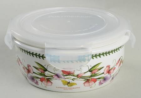 Botanic Garden Round Food Storage Container & Plastic Lid