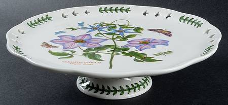 Botanic Garden 10" Pierced Cake Plate