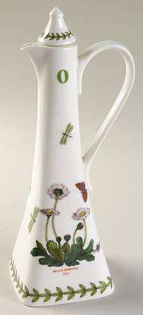 Botanic Garden Handled Oil Cruet and Stopper