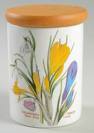 Botanic Garden 5" Storage Jar & Lid