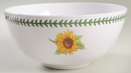 Botanic Garden 11" Large Melamine Salad Serving Bowl
