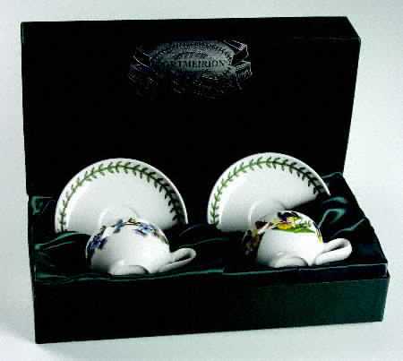 Botanic Garden 25th Anniversary Espresso Cup & Saucer - Set of 2