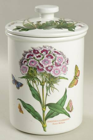 Botanic Garden 8" Storage Crock & Lid