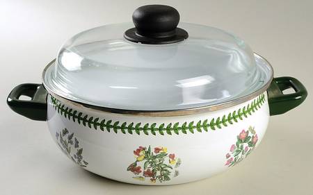 Botanic Garden 4.5 Quart Metal Covered Casserole