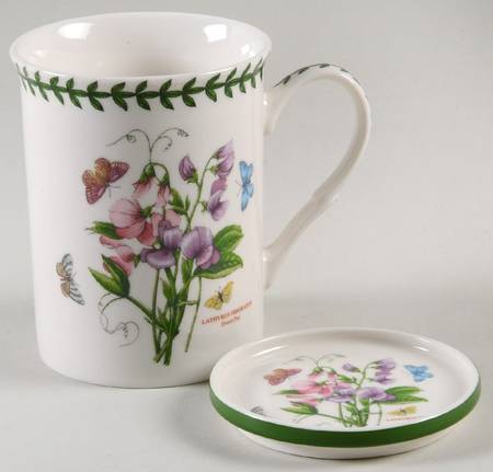 Botanic Garden Mug & Green Band Coaster Set (#18)
