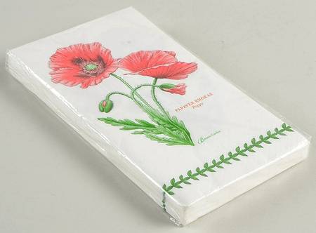 Botanic Garden Package of Paper Guest Dinner Napkins