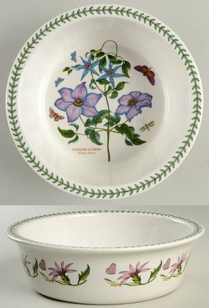 Botanic Garden 2 Qt Round Covered Casserole No Glass Lid
