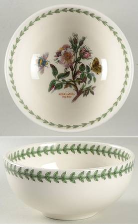 Botanic Garden Individual Small Salad Bowl w/No Outside Flw Dsn