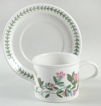 Botanic Garden Drum Breakfast Cup & Saucer Set