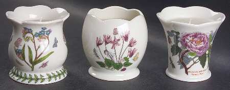Botanic Garden Votive Candleholder - Set of 3 Motifs Boxed
