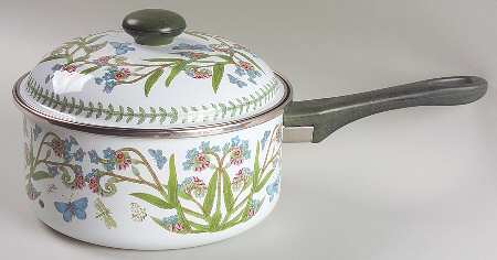 Botanic Garden 3qt Covered Metal Saucepan W/Metal Lid