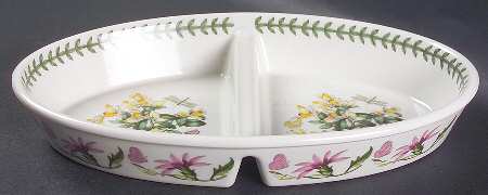 Botanic Garden 11" Oval Divided Baker