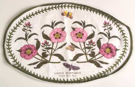 Botanic Garden Oval Cloth Placemat