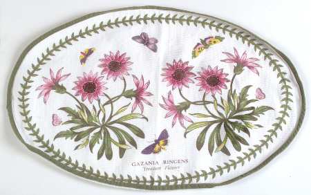 Botanic Garden Oval Cloth Placemat