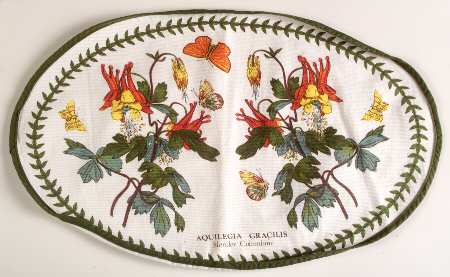 Botanic Garden Oval Cloth Placemat