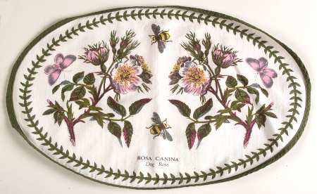 Botanic Garden Oval Cloth Placemat