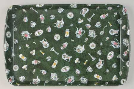 Botanic Garden 21" Scattered Melamine Serving Tray