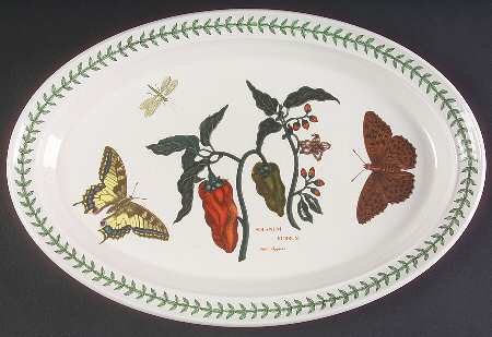Botanic Garden 13" Oval Steak Platter