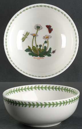 Botanic Garden Individual Salad Bowl w/No Outside Flower Design