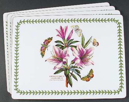 Botanic Garden Corkboard Placemat - Set of 4 Motifs Series 1