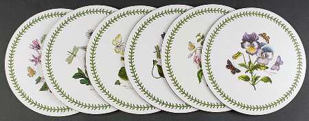 Botanic Garden Round Placemat with Corkback -  Set of 6