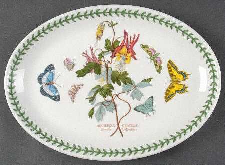 Botanic Garden 10" Oval Steak Platter