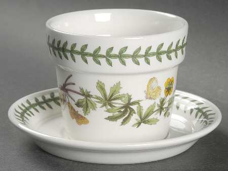 Botanic Garden 2" Herb Pot w/Underplate