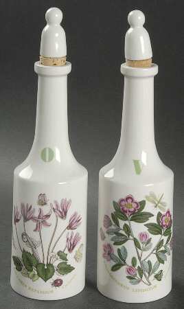 Botanic Garden Vinegar and Oil Set with Stoppers