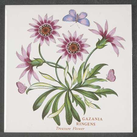 Botanic Garden 6" Wall Tile Aka Tile Insert